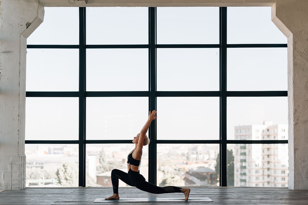 Recovery exercises and stretching demonstration